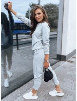 MILIAN dámská tepláková souprava světle šedá FashionStreet AY0816z MILIAN dámská tepláková souprava světle šedá FashionStreet AY0816z
