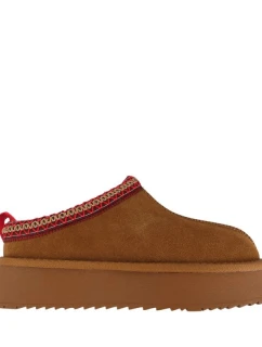 Dámské kožené boty Solo Soprani Couture Sabot fur Hugh Platform light brown SSW421P22 51 dámské