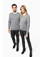 Kariban PK 900 Pánský svetr Supima® 20.0900 grey heather Kariban PK 900 Pánský svetr Supima® 20.0900 grey heather