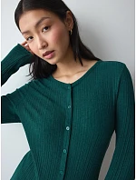 Versatile Rib Cardigan LSL - Green - TRIUMPH Green - TRIUMPH Versatile Rib Cardigan LSL - Green - TRIUMPH Green - TRIUMPH