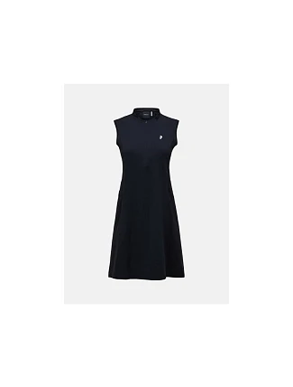Šaty PEAK PERFORMANCE W Mountainbreath Dress, černé Šaty PEAK PERFORMANCE W Mountainbreath Dress, černé