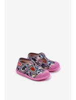 Bačkory Milami Dětské Na Suchý Zip Šedo-Růžové Jasimrra