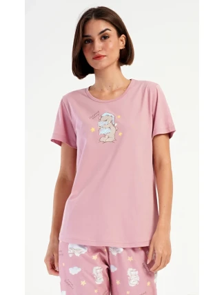 Dámské pyžamo kapri Méďa s polštářem