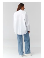 Košile s dlouhým rukávem  model 224103 Makadamia