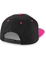 Beechfield B 610C 5 panelová Snapback kontrastní kšiltovka 53.610C black/fuchsia Beechfield B 610C 5 panelová Snapback kontrastní kšiltovka 53.610C black/fuchsia