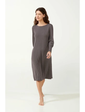 Vamp - Noční košile s manžetovými rukávy 21054 - Vamp Vamp - Noční košile s manžetovými rukávy 21054 - Vamp