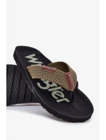 Pánské žabky WRANGLER ZANE FLIPFLOP MEN LOW – zelené