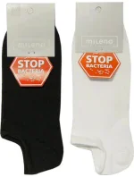 Pánské mini ponožky STOP bacteria 0538 - Milena