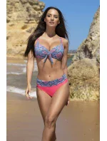 Dámské dvoudílné plavky Vera 14 modro-růžové - Madora Dámské dvoudílné plavky Vera 14 modro-růžové - Madora