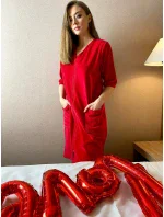 Dámský župan se zipem De Lafense 431 Velur M-4XL Dámský župan se zipem De Lafense 431 Velur M-4XL