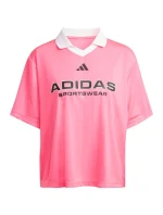 Adidas Tiro Q4 dámské tričko růžové JN2747 Adidas Tiro Q4 dámské tričko růžové JN2747