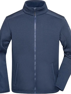 Daiber JN 591 Pánská pletená fleecová bunda 02.0591 navy/navy