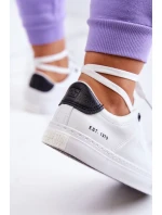 Kožené tenisky Big Star JJ274211 bílé a Černá