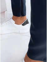 Pánské tmavě modré kalhoty pro volný čas FashionStreet UX4010