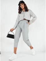 Dámské šedé kalhoty BAFROT FashionStreet UY1888