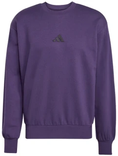 Pánská mikina adidas Essentials Feelcozy Fleece purple JX3313 pánské oblečení