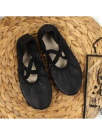 Dívčí kožené baleríny černé - Nazo Dívčí kožené baleríny černé - Nazo