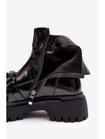 Dámské boty s punčochou na podpatku D&A MR870-41 černé Dámské boty s punčochou na podpatku D&A MR870-41 černé