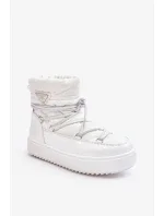 Dámské sněhule na platformě se šněrováním, bílý Fleure Dámské sněhule na platformě se šněrováním, bílý Fleure