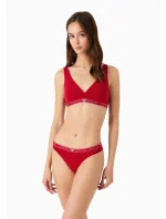 Dámské tanga 2PACK 163333 3F223 00173 červené - Emporio Armani
