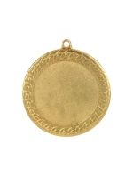 Obecná zlatá medaile s prostorem pro emblém 50 mm - ocelová medaile