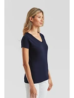 Fruit of the Loom Lady-Fit Valueweight V-Neck T Dámské tričko s výstřihem do V 16.1398 deep navy Fruit of the Loom Lady-Fit Valueweight V-Neck T Dámské tričko s výstřihem do V 16.1398 deep navy