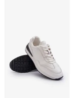 Pánské kožené tenisky BIG STAR Bílé