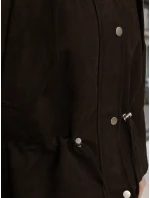 Dámská čokoládová semišová bunda hitem sezóny FashionStreet TY5576