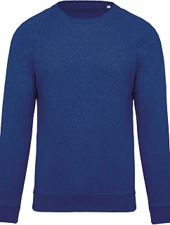 Kariban K 480 Pánská raglánová mikina z bio bavlny 20.K480 ocean blue heather