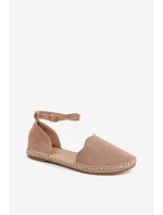 Dámské espadrilky z imitace semiše Vinceza 23-34594 Béžové