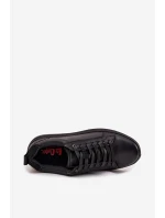 Pánské kožené tenisky Lee Cooper – černé