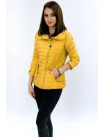Žlutá bunda s vysokým stojáčkem (DL016) Žlutá bunda s vysokým stojáčkem (DL016)