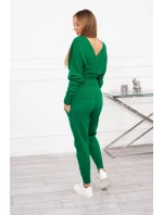 Dvoudílná souprava svetrů zelená Dvoudílná souprava svetrů zelená