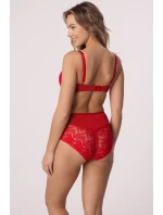 Vysoký spodní díl bikin Laura červený Vysoký spodní díl bikin Laura červený