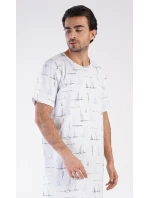 Pánská noční košile s krátkým rukávem Plachetnice Pánská noční košile s krátkým rukávem Plachetnice