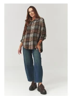 Košile s dlouhým rukávem model 219733 Makadamia Košile s dlouhým rukávem model 219733 Makadamia