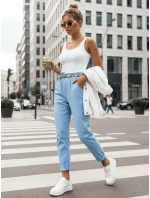 Dámské látkové kalhoty ERLON modré FashionStreet UY2028