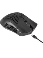 DEFENDER BEZDRÁTOVÁ MYŠ GM-709L WARLOCK RF RGB 2400DPI 8P, 5 REŽIMŮ PODSVÍCENÍ, DĚROVANÁ 52709