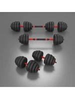 HMS SGN140 sada závaží 6v1 (činka, činky a kettlebell) 40 kg