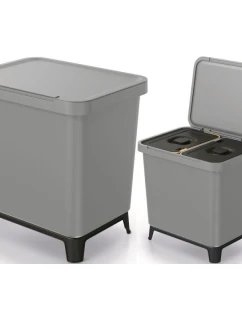 SORTIBOX 2W1 SMOOTH GRAY odpadkový koš