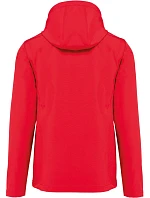 Kariban K 422 Unisex 3-vrstvá softshellová bunda s kapucí 20.K422 red
