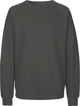 Neutral O 63001 Unisex raglánová mikina z bio bavlny 77.6301 charcoal Neutral O 63001 Unisex raglánová mikina z bio bavlny 77.6301 charcoal