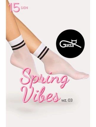 Gatta Spring Vibes 03 15 DEN barva:bianco-nero Gatta Spring Vibes 03 15 DEN barva:bianco-nero