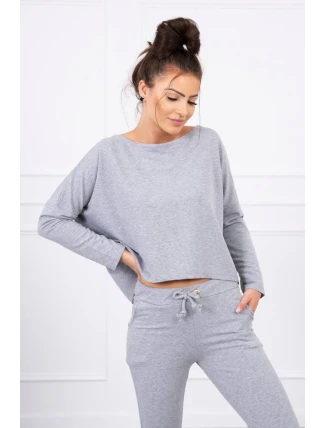 Souprava s oversize šedou halenkou Souprava s oversize šedou halenkou