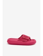 Dámské Pěnové Sandály Na Platformě S Přezkou Big Star RR274A583 Fuchsie Dámské Pěnové Sandály Na Platformě S Přezkou Big Star RR274A583 Fuchsie