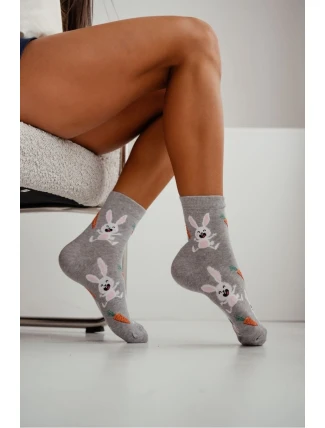 Dámské ponožky Králíci a mrkev 0200.218