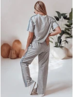 Dámská tepláková souprava oversize SPORT LIKE šedá FashionStreet AY1145