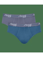 Pánské slipy sloggi men Start Midi C2P box modré Sea Blue Light Combination - SLOGGI