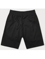Černé dvoubarevné pánské kraťasy (8K930-3)