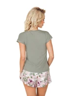 Dámské pyžamo Nicola 1/2 olive - Donna Dámské pyžamo Nicola 1/2 olive - Donna
